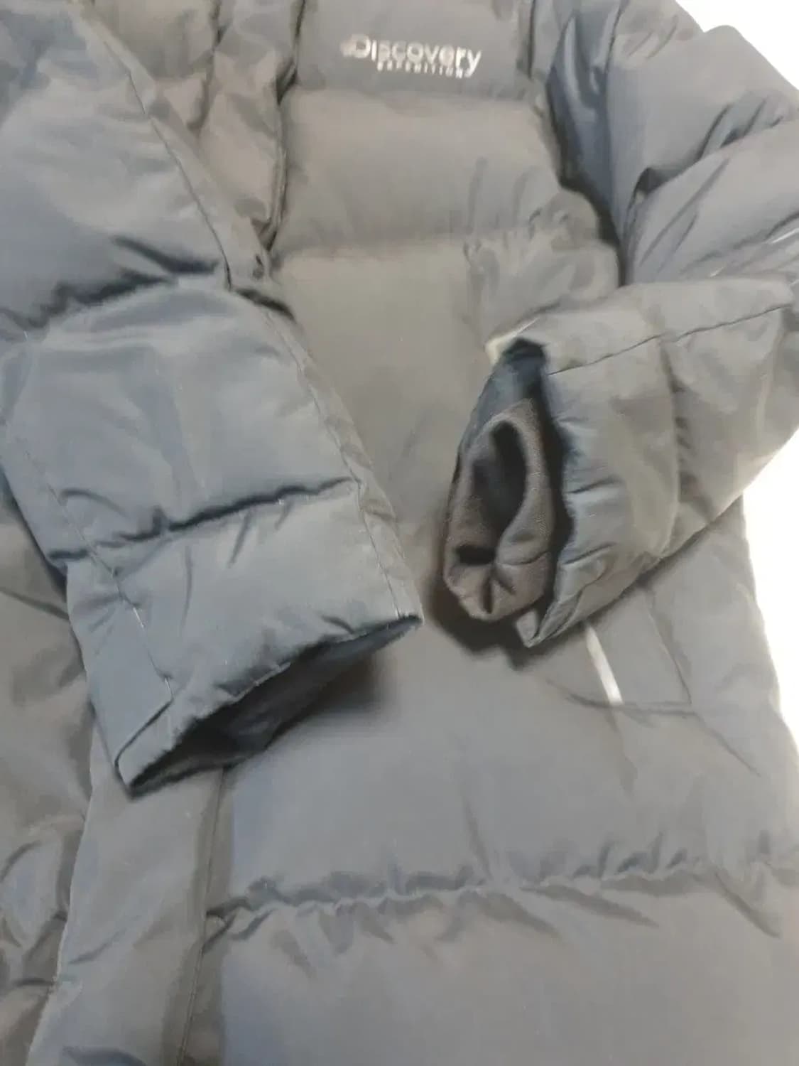 디스커버리 블랙 다운 롱패딩 상품이미지2