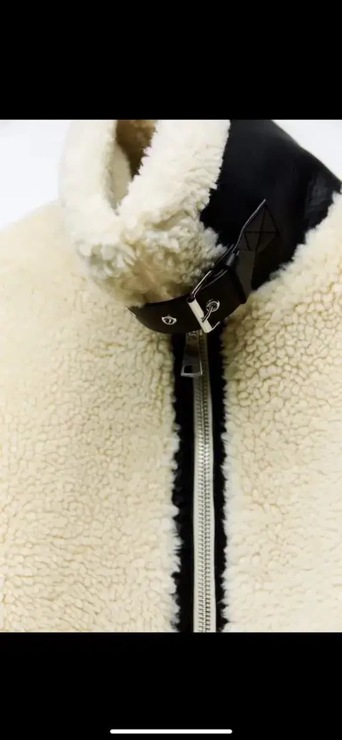 자라 에코 퍼 무스탕 점퍼 상품이미지3