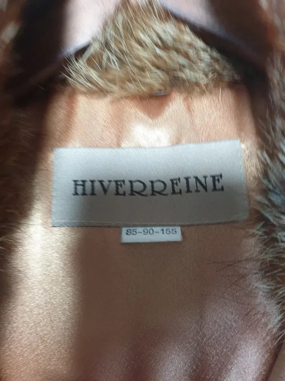 hiverreine 폭스 모피 가죽 자켓 상품이미지3