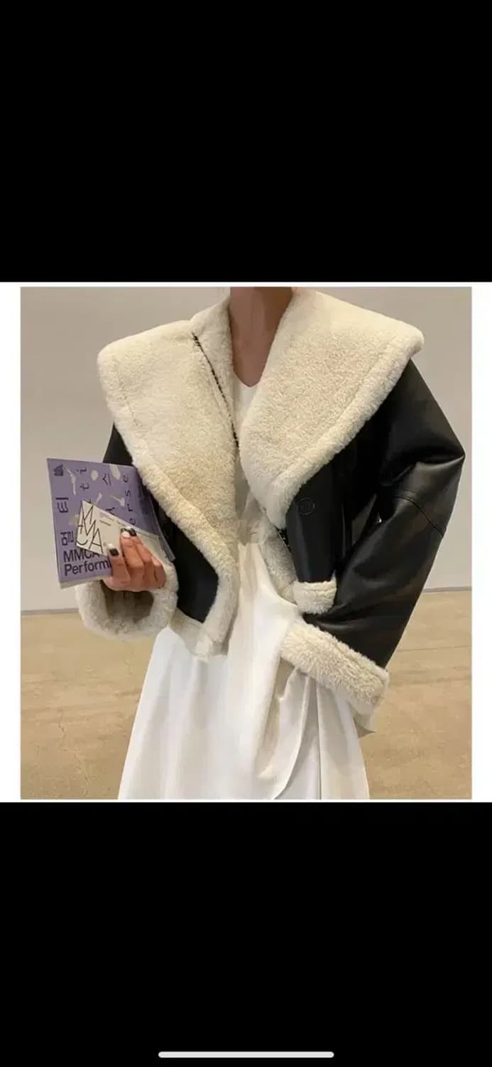 메이빈스 프렌 레더 무스탕 상품이미지1