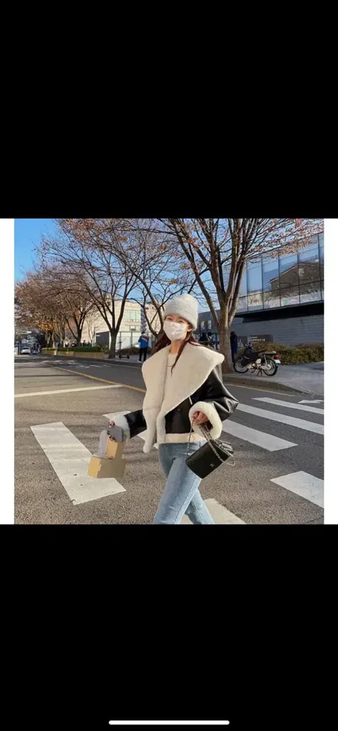 메이빈스 프렌 레더 무스탕 상품이미지2