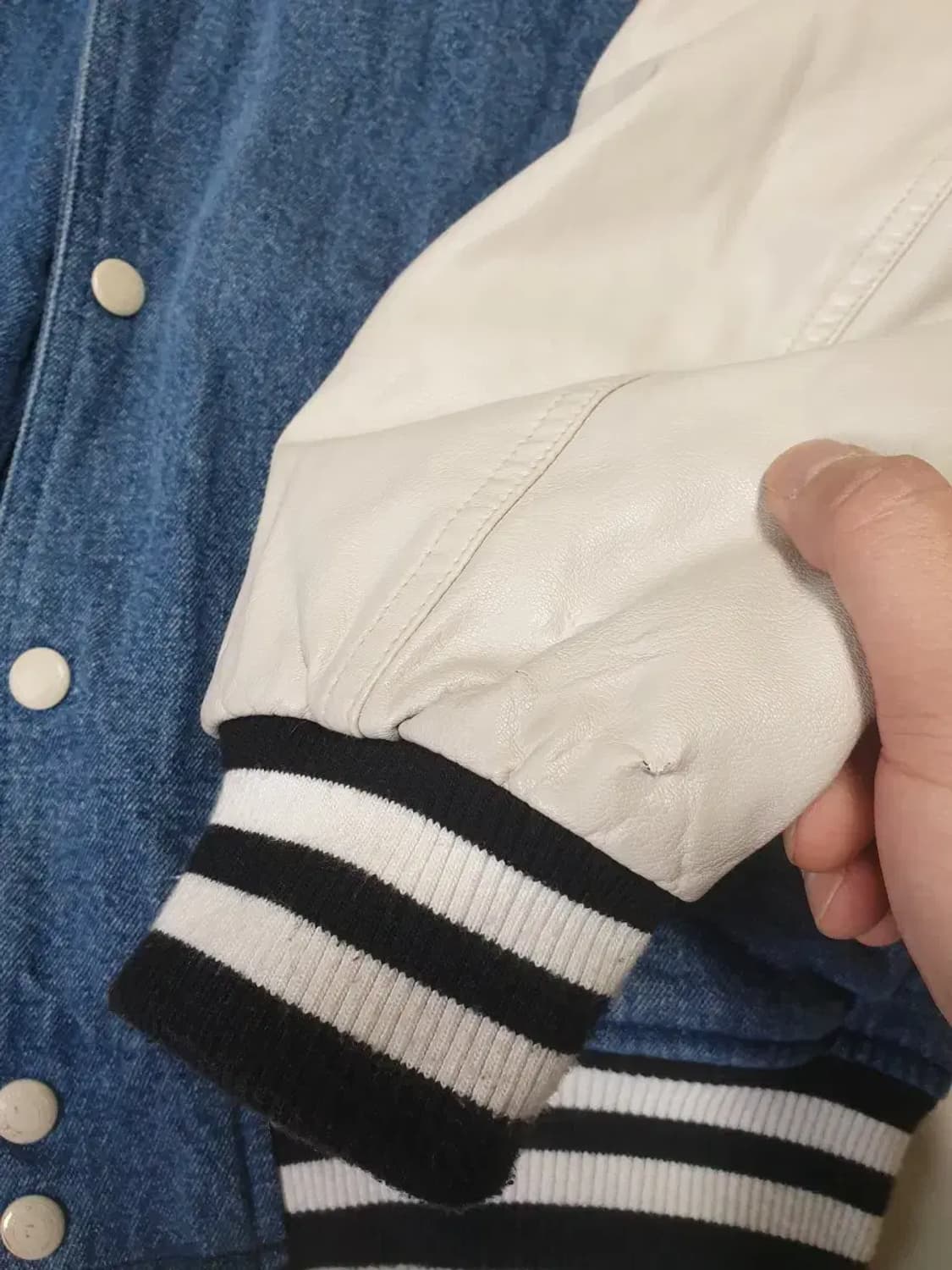 예일 데님 바시티 자켓 상품이미지2