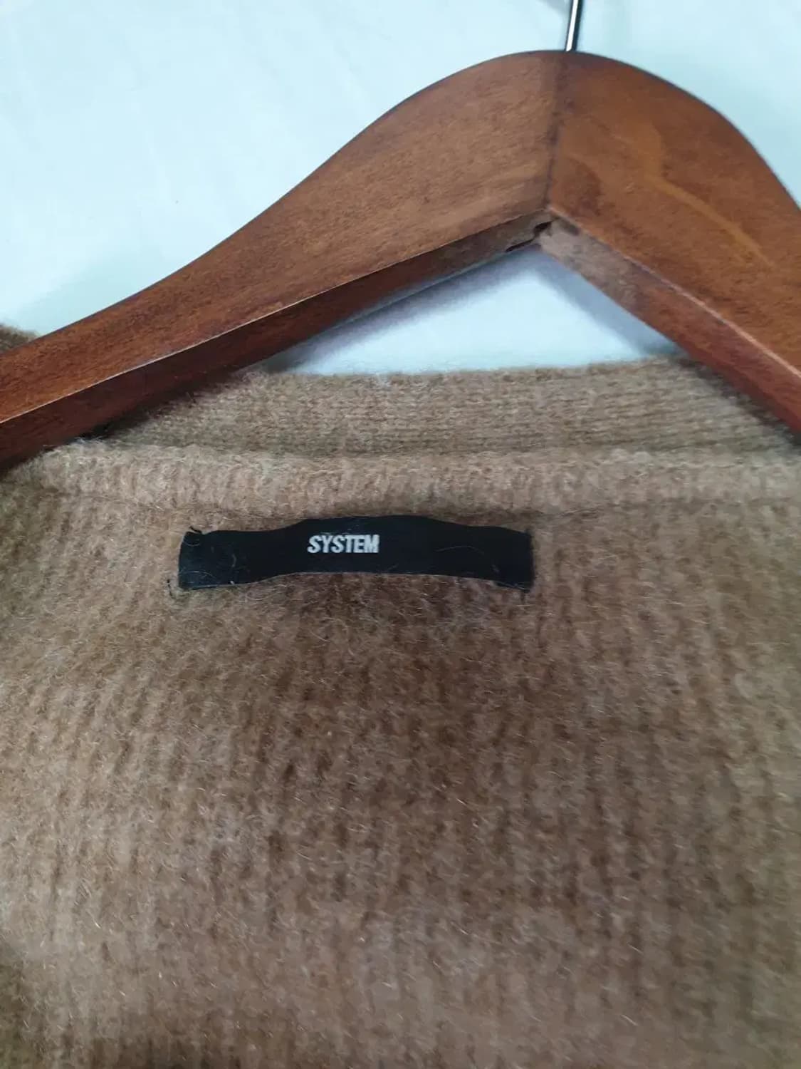 시스템 옴므  모헤어 오버 가디건 상품이미지2