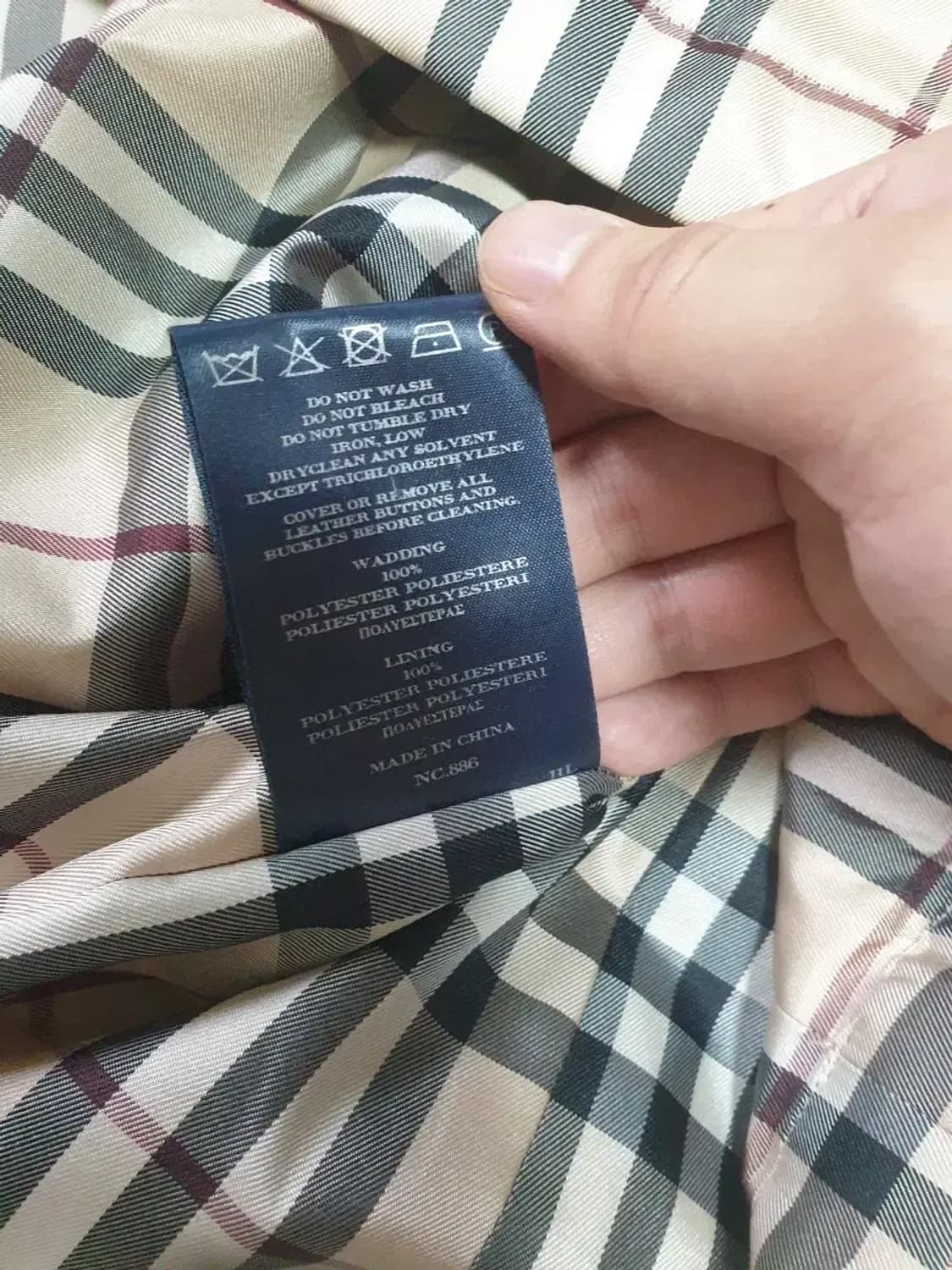 버버리 노바체크 폴리쉘 코트 여성용 상품이미지7
