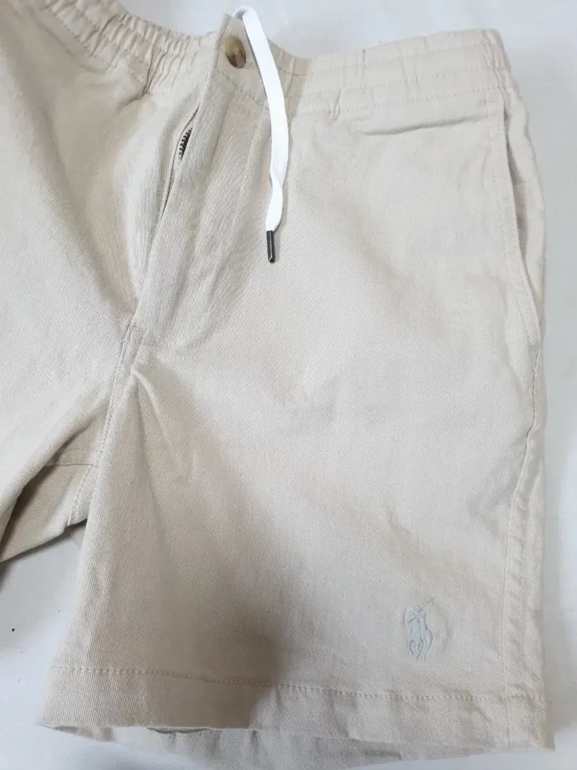폴로 베이지 코튼 숏 팬츠 상품이미지2