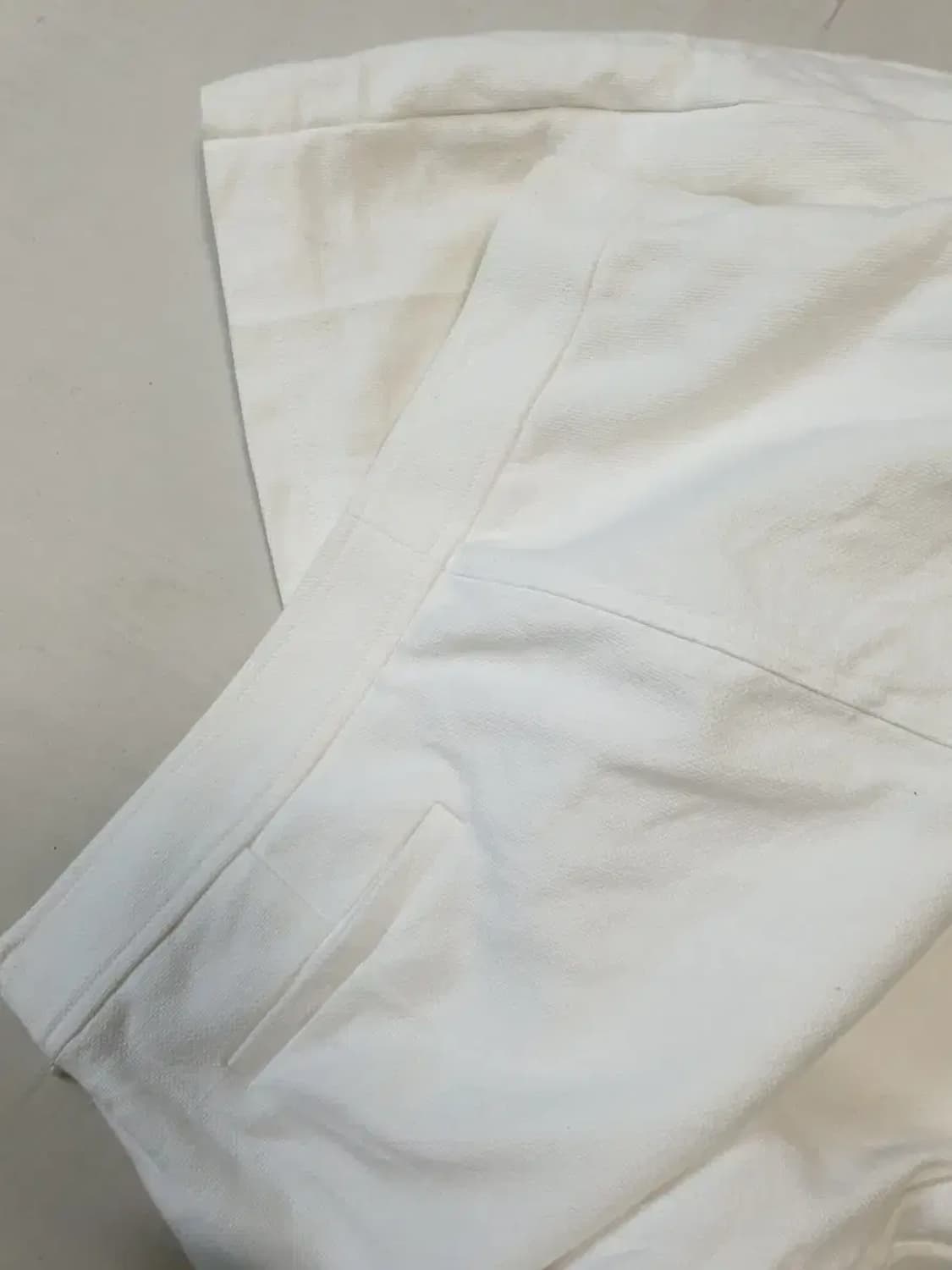 랑방컬렉션 20fw 화이트 코튼 스커트 상품이미지2