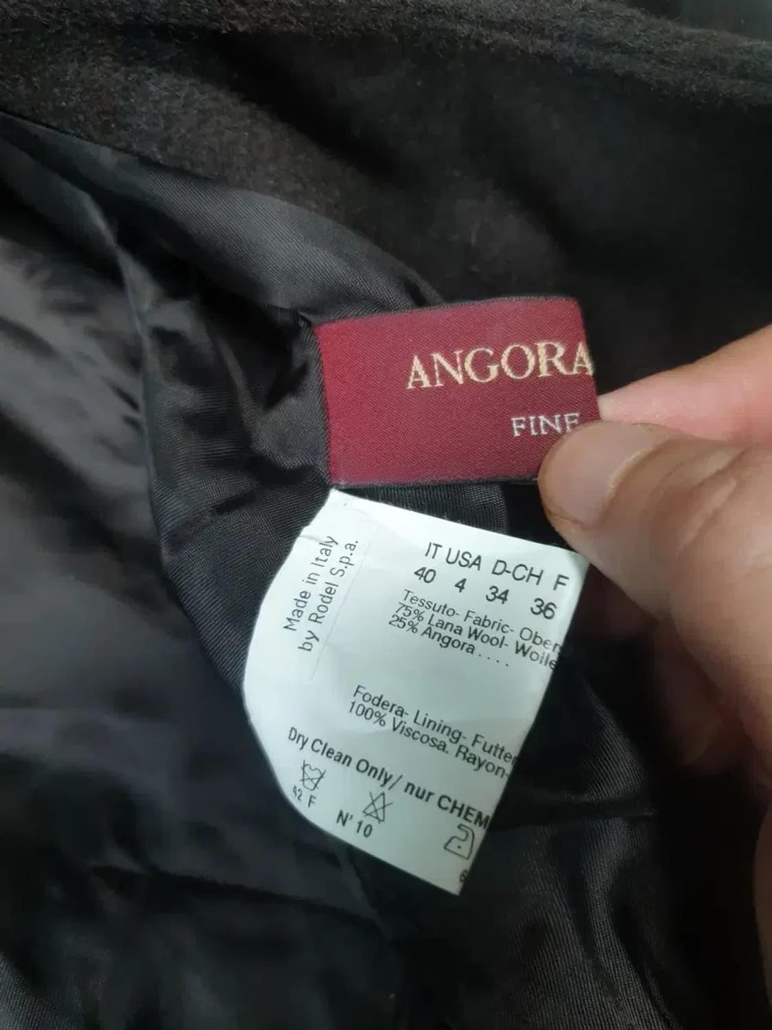 신지아로카 이태리 앙고라 코트 상품이미지4
