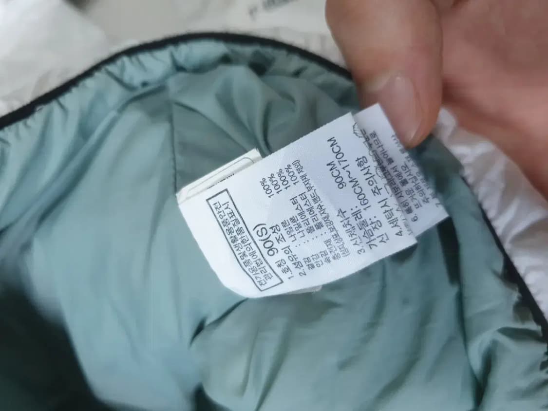 노스페이스 화이트 티볼 에어 패딩 상품이미지4