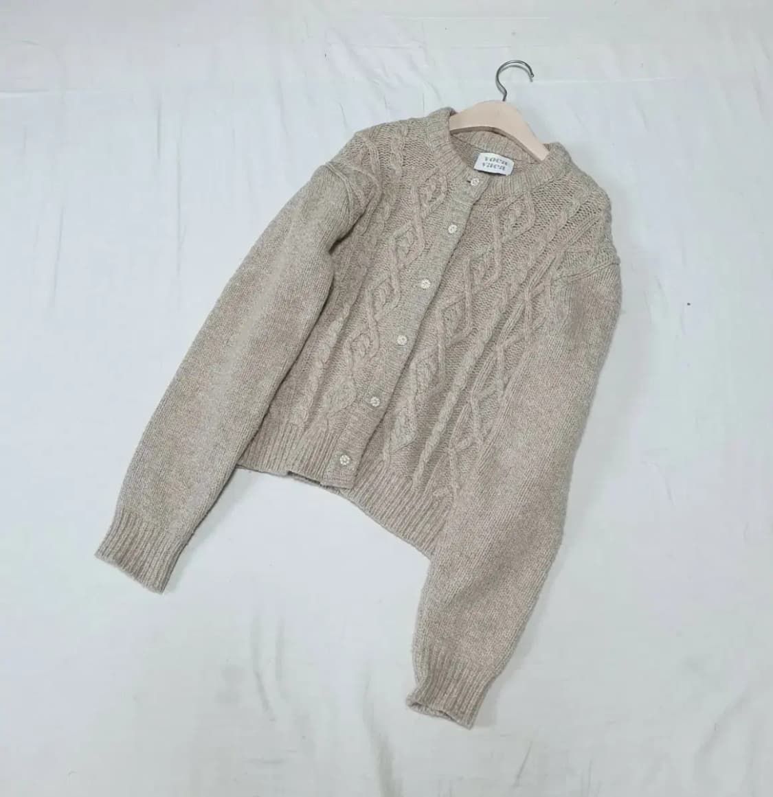 보카바카 케이블 울니트 가디건 상품이미지1