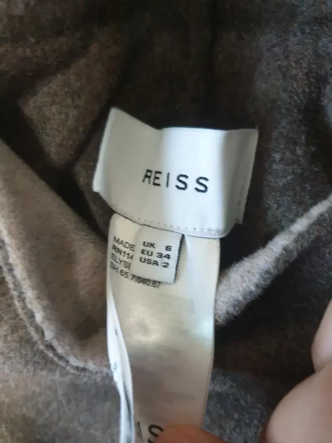 reiss 리스 리버시블 트렌치 울 코트 상품이미지2