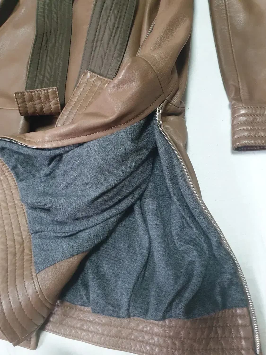 브루넬로쿠치넬리 리얼레더 코트 42 상품이미지3