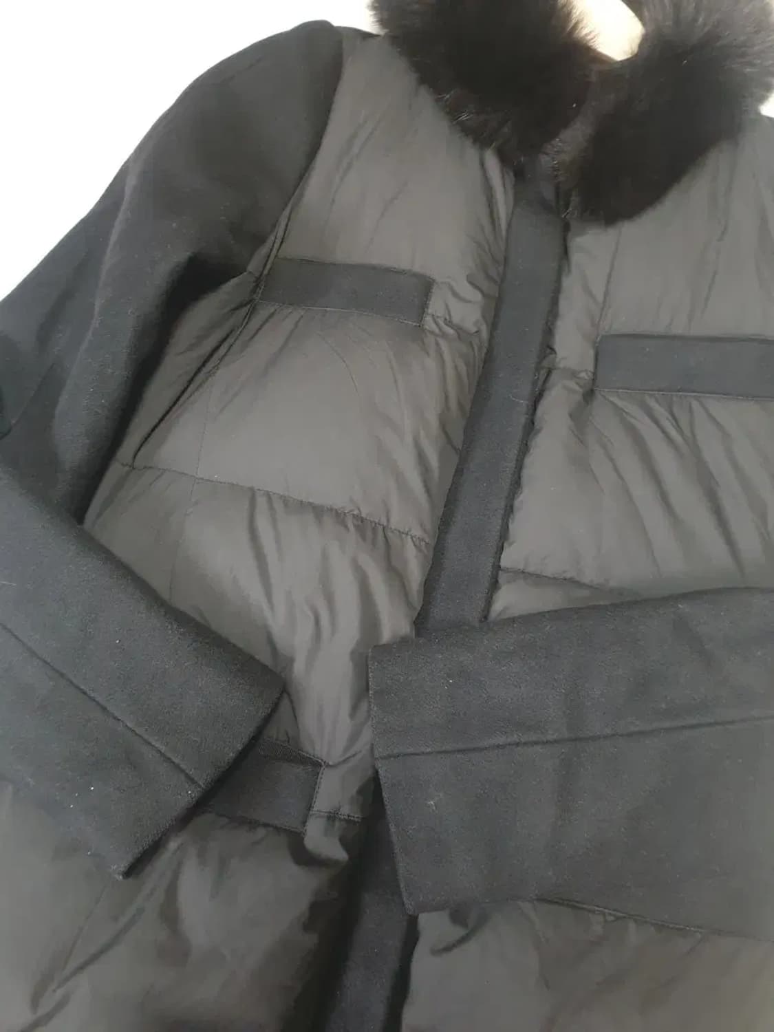 무레르 블랙 패딩 코트 40 상품이미지3