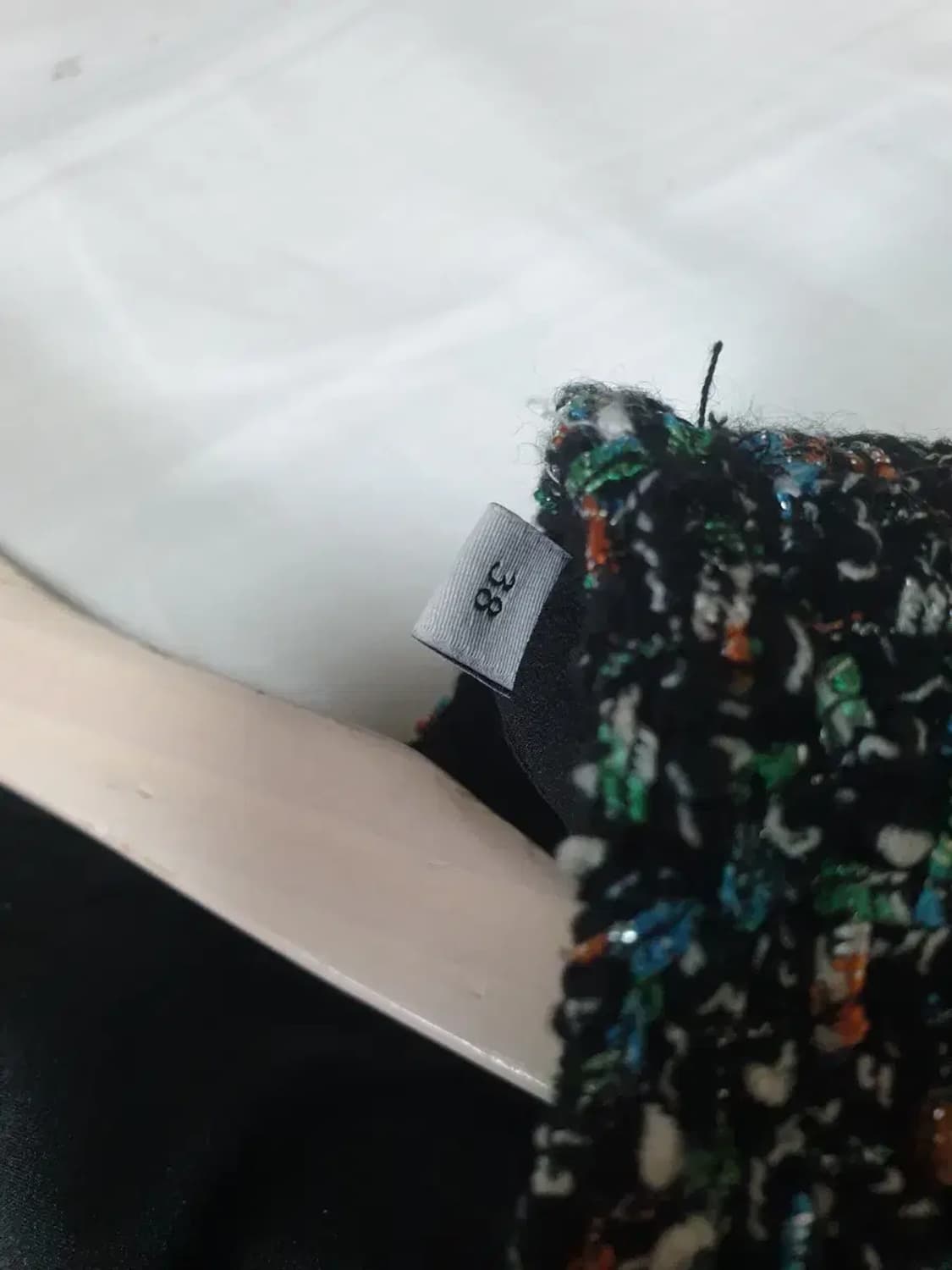 산드로 트위드 스퀘어넥 원피스 상품이미지7