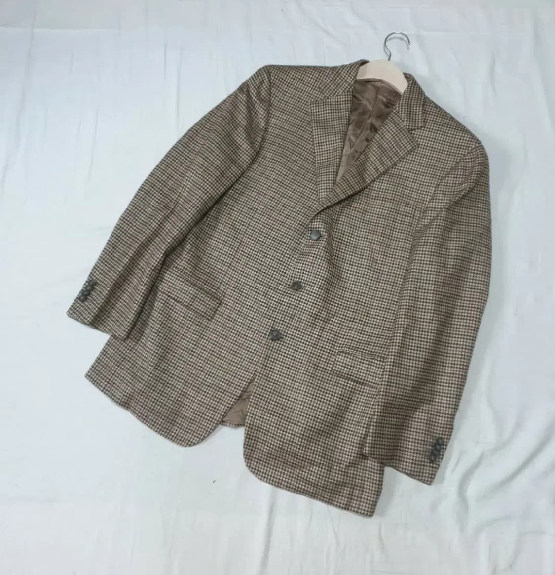에르메네질도제냐 체크 블레이져 자켓 상품이미지1