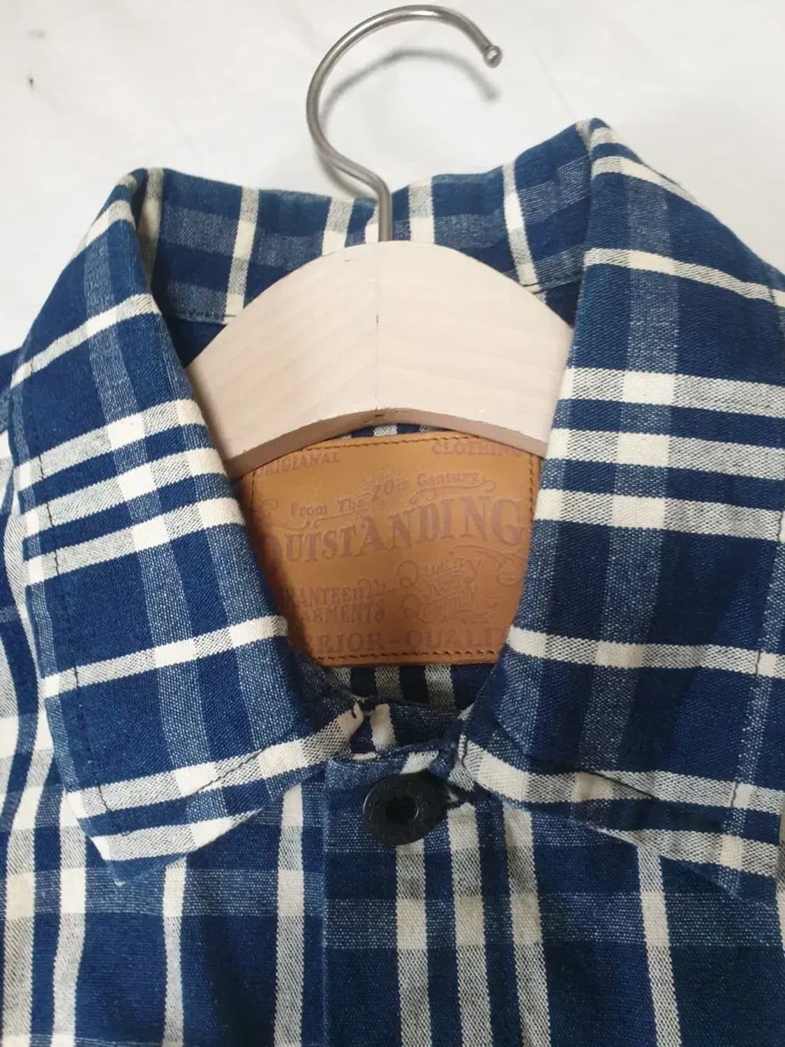 아웃스탠딩 체크 셔츠자켓 상품이미지2