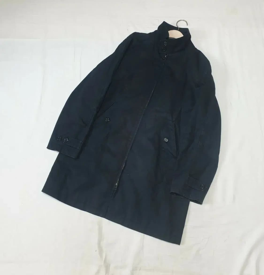 프레드페리 블랙 롱 바라쿠타 자켓 상품이미지1