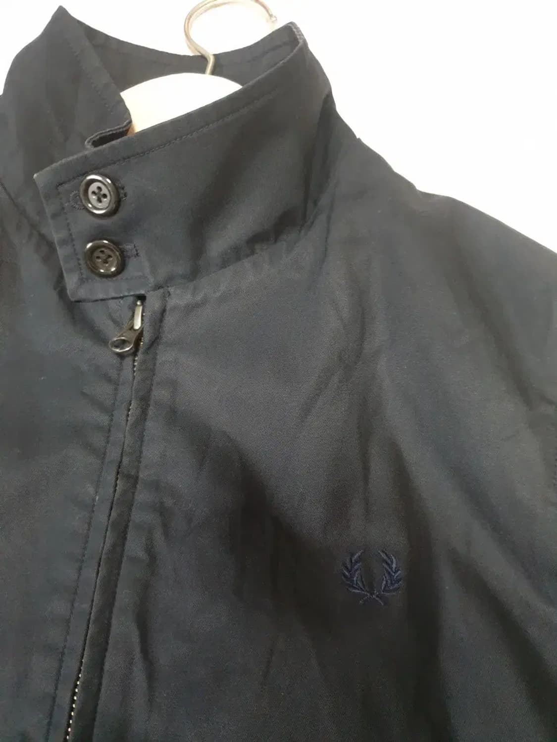 프레드페리 블랙 롱 바라쿠타 자켓 상품이미지3