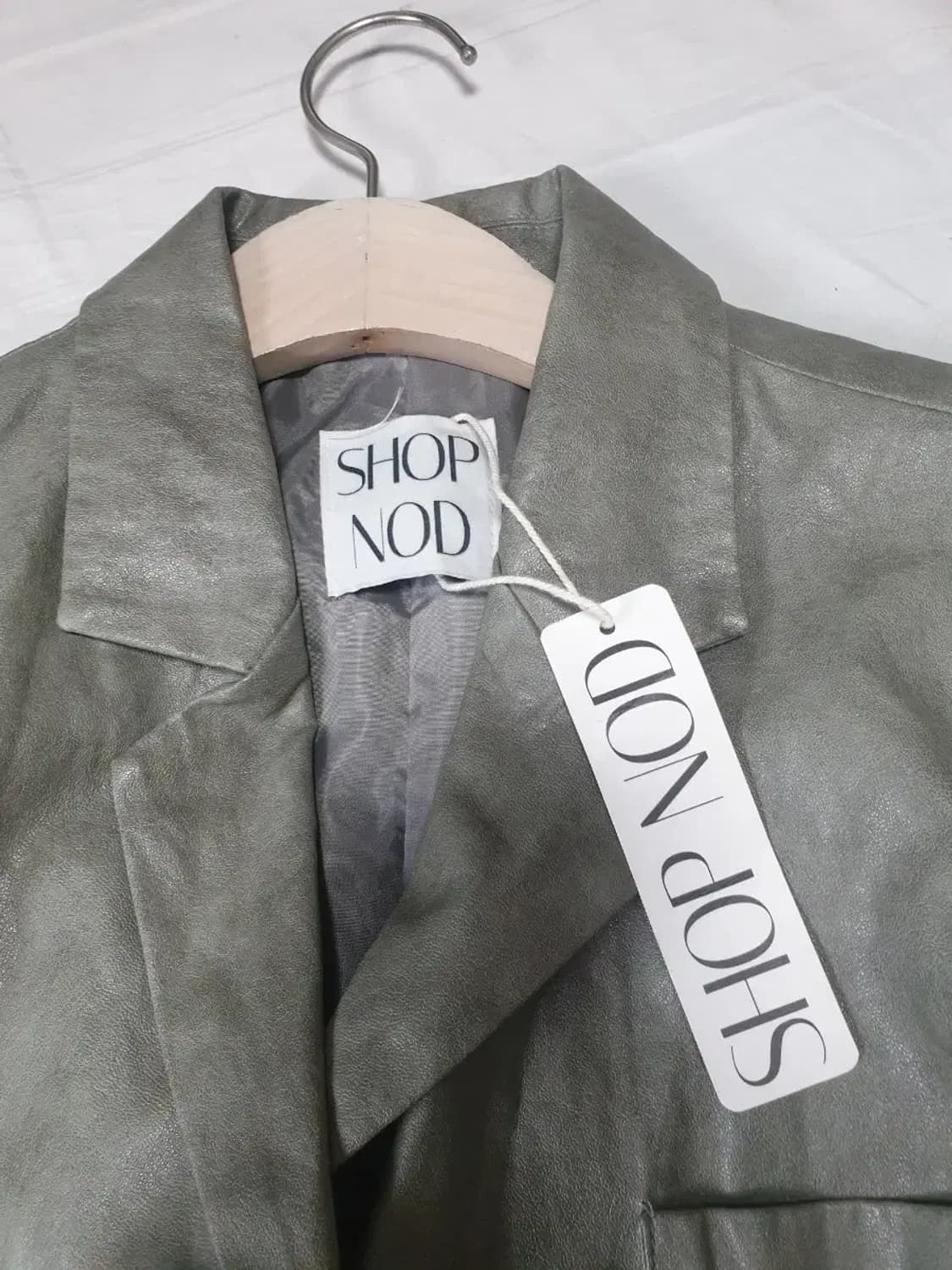 shop nod 비건레더 자켓 새상품 상품이미지2