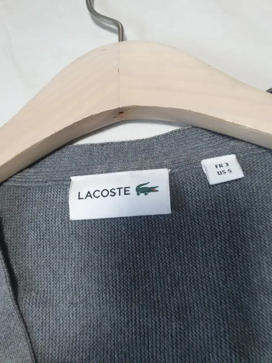 라코스테 챠콜 가디건 상품이미지2