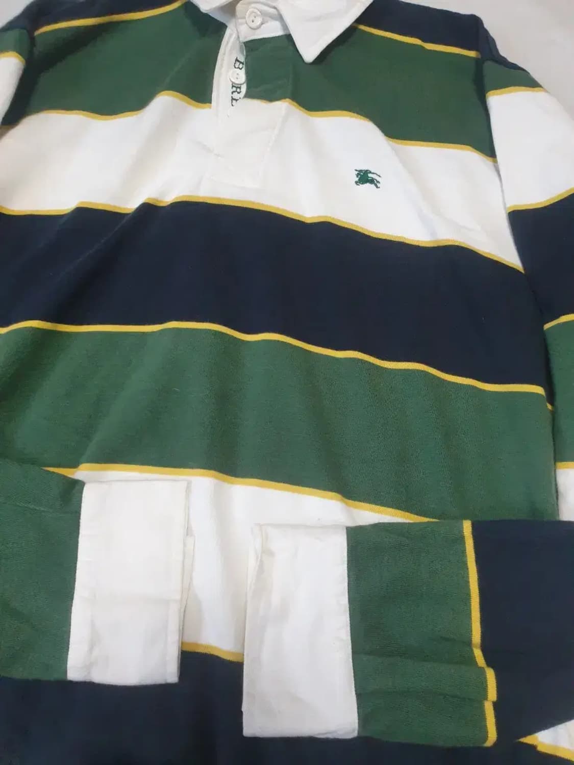 버버리 스트라이프 럭비 티셔츠 상품이미지2