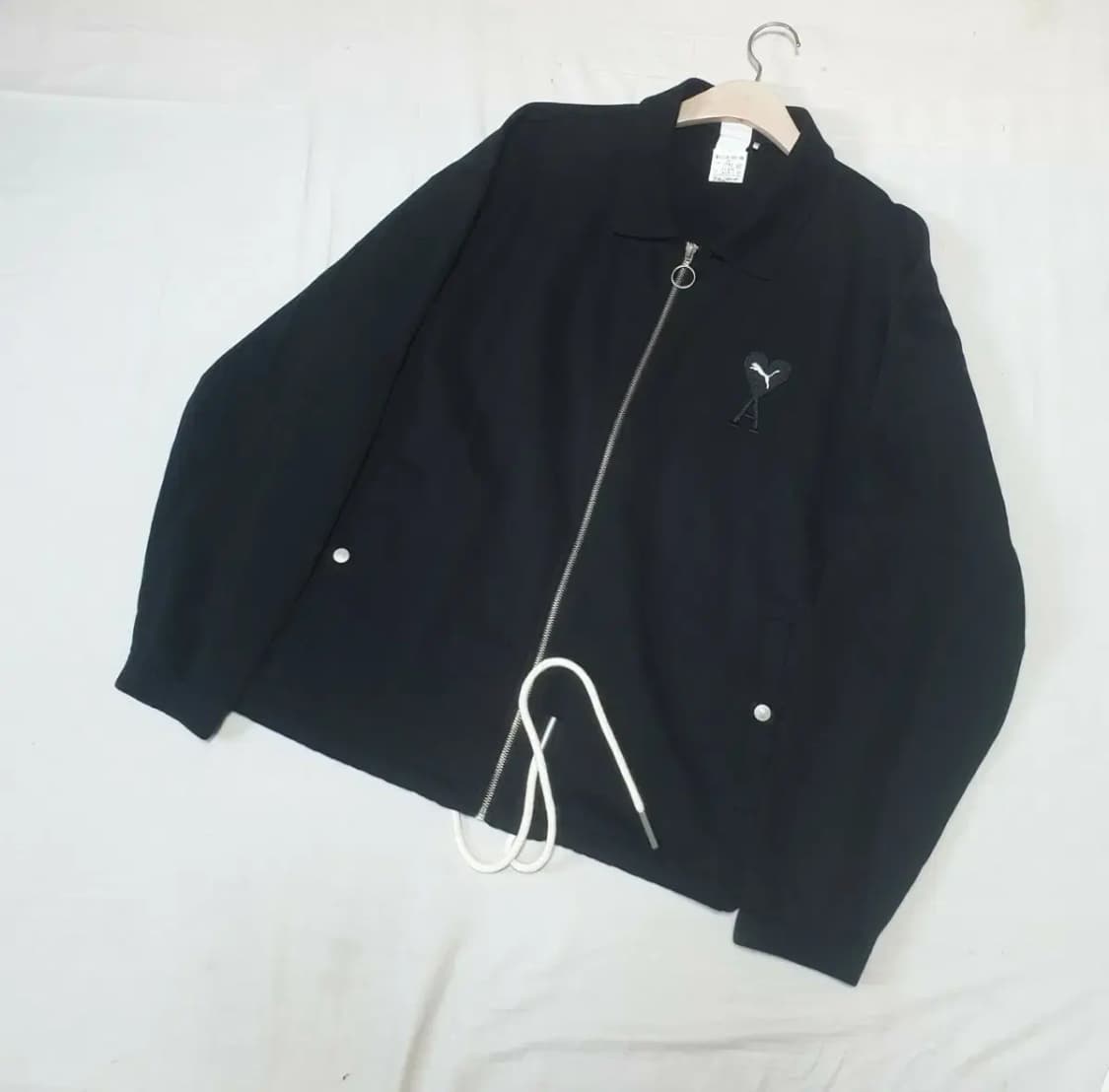 아미x퓨마 블랙 집업 자켓 상품이미지1