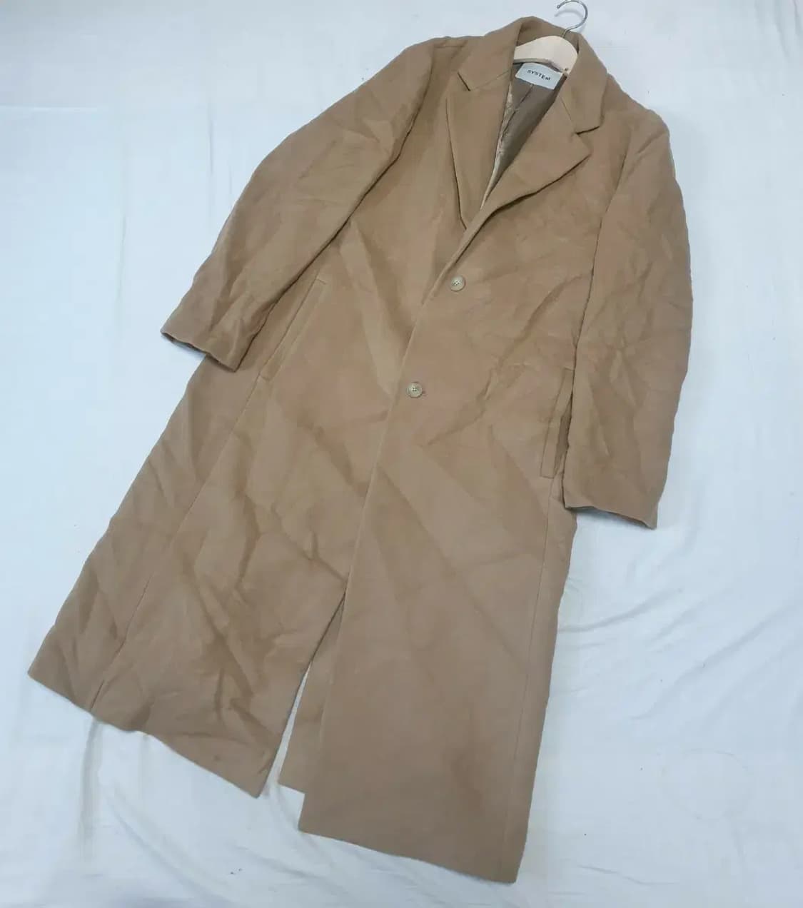 시스템 옴므 22fw 울캐시미어 롱 코트 상품이미지1