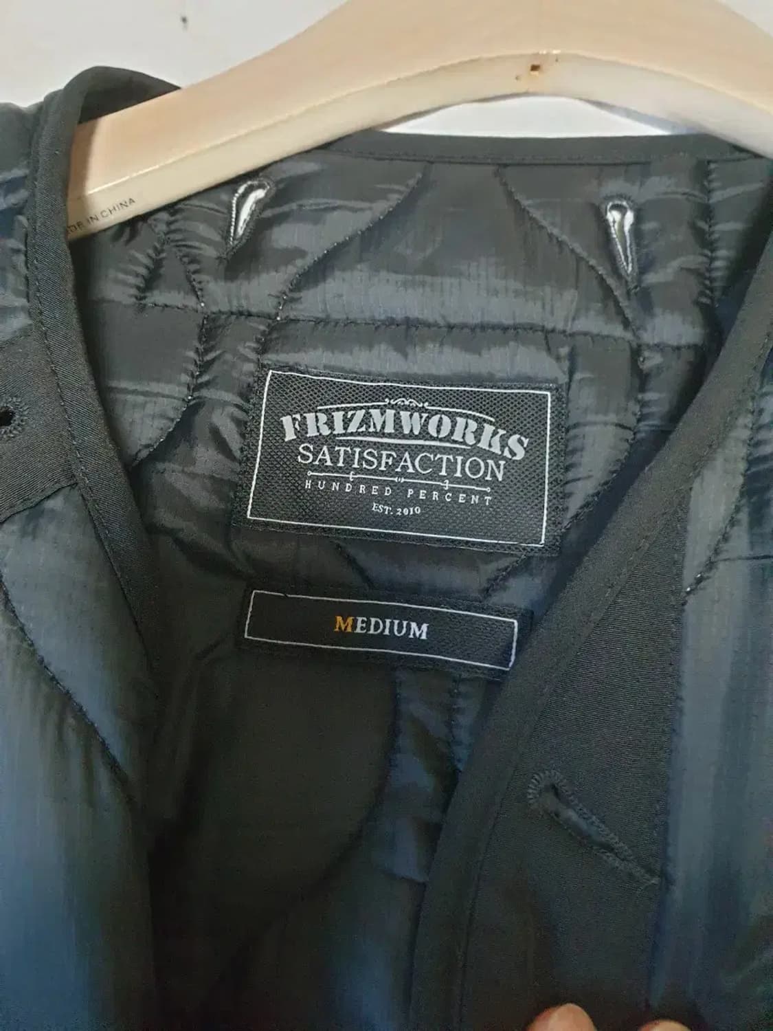 프리즘웍스 블랙 라이너 자켓 상품이미지2