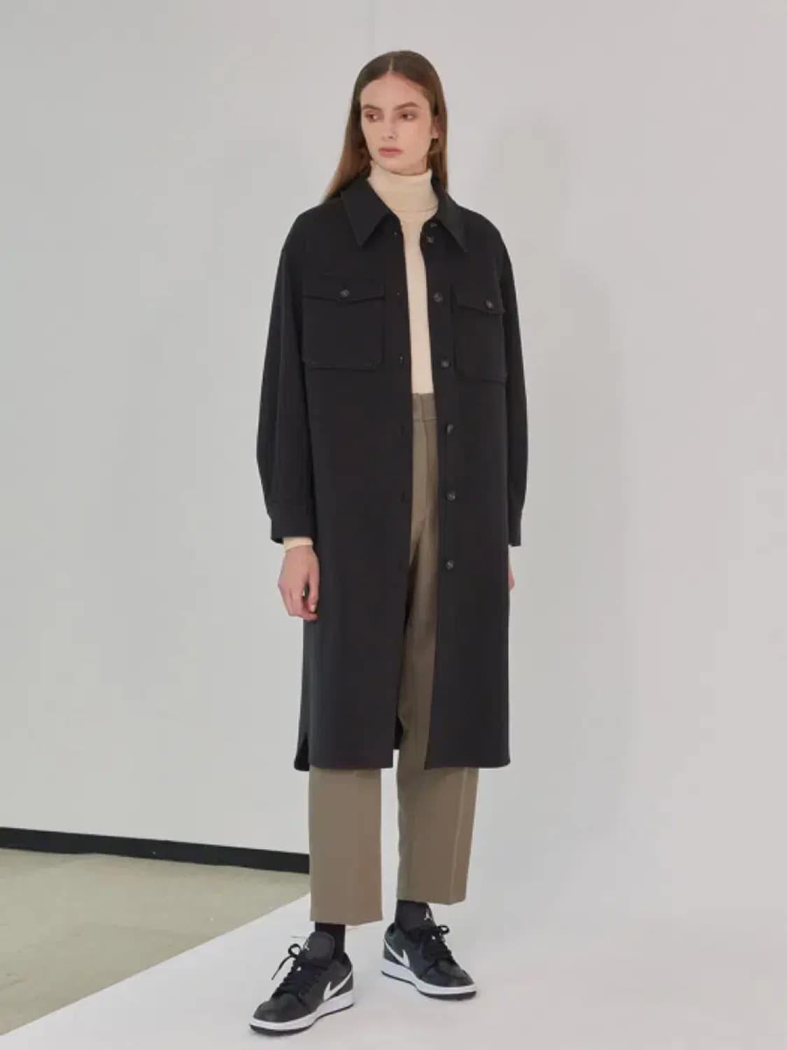 콜라보토리 셔츠 코트 새상품 상품이미지2