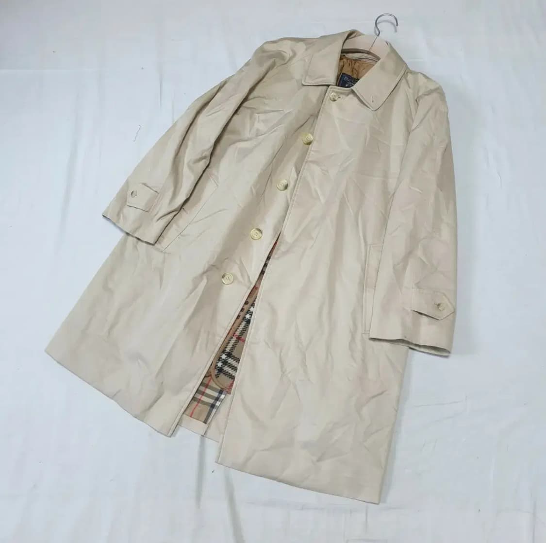 버버리 노바체크 맥 코트 여성용 상품이미지1