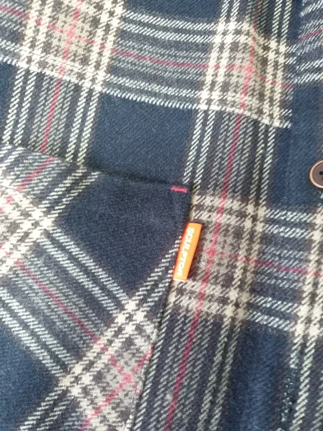 스컬프터 체크 롱 셔츠 원피스 상품이미지2