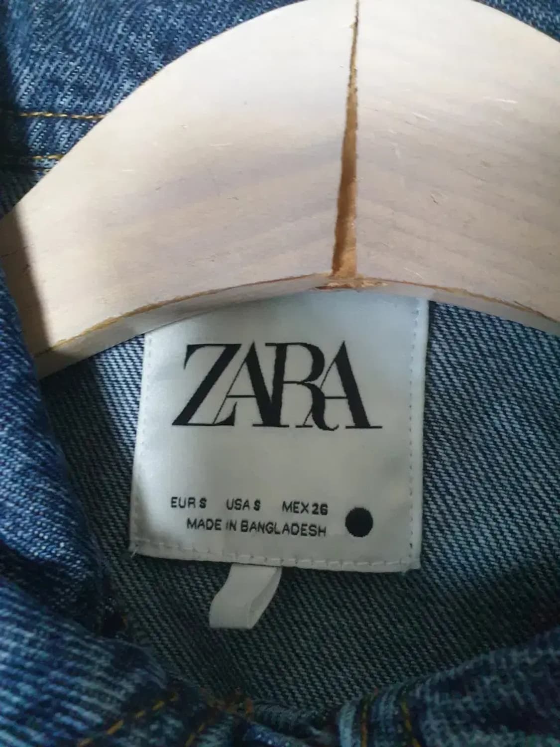 자라 벨티드 데님 롱 원피스 상품이미지2