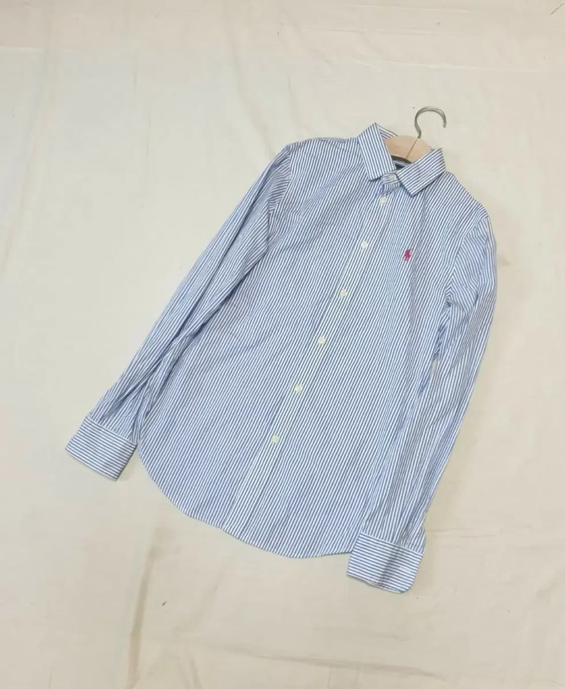 폴로 스트라이프 셔츠 여성 S 상품이미지1