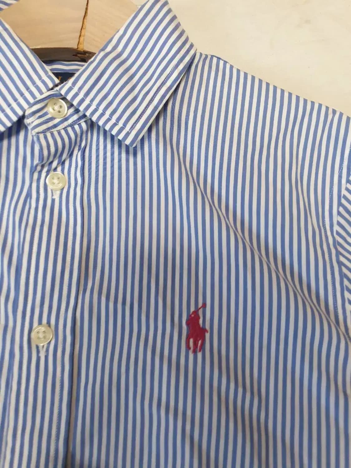 폴로 스트라이프 셔츠 여성 S 상품이미지2