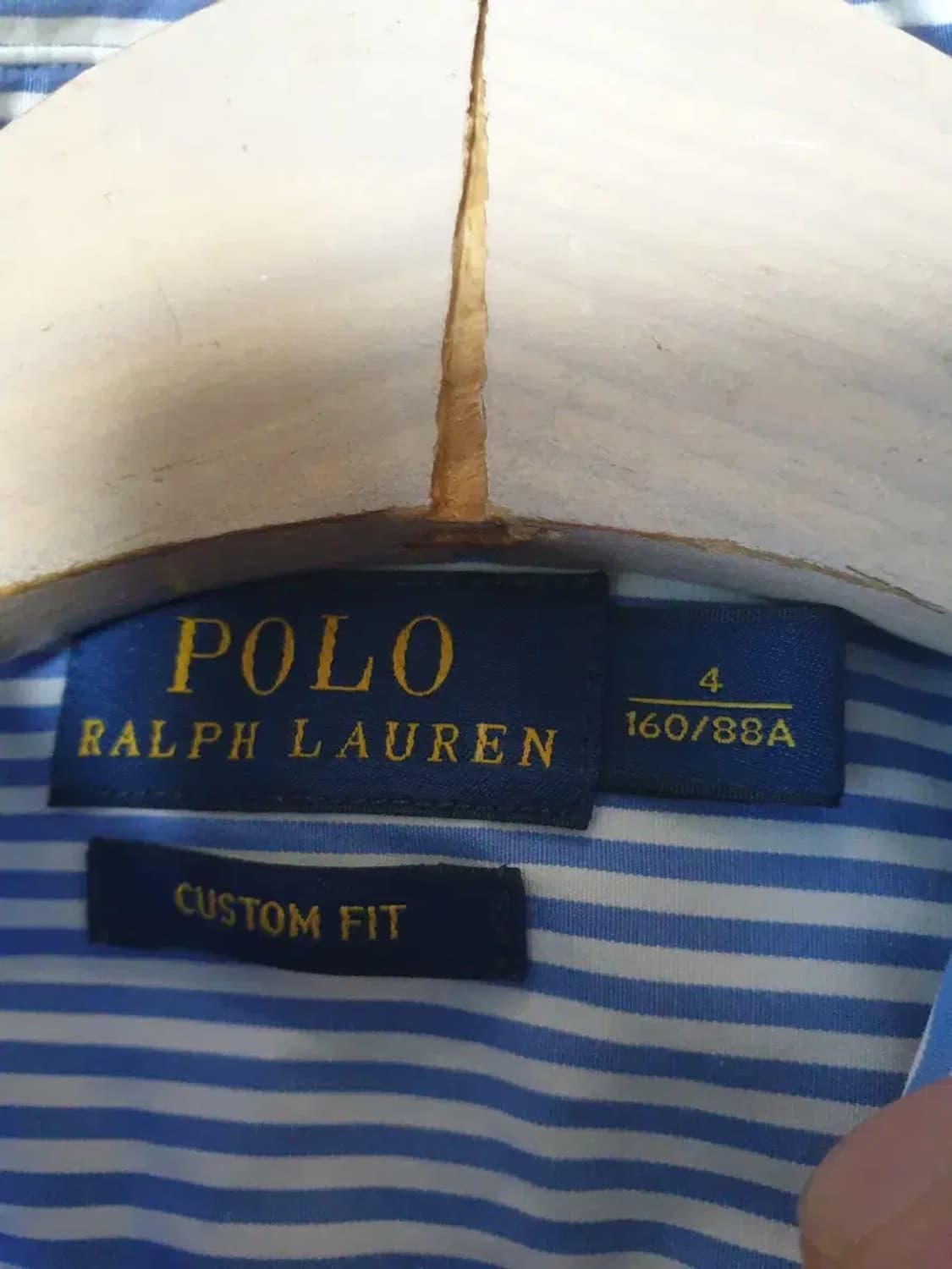 폴로 스트라이프 셔츠 여성 S 상품이미지3