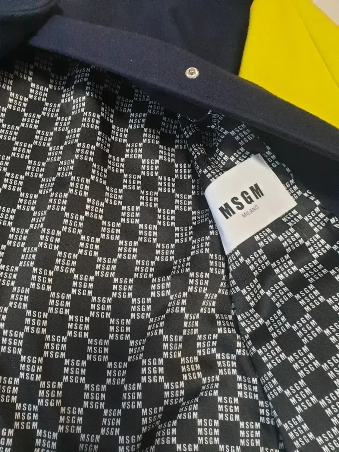 MSGM 바시티 봄버 롱 울자켓 여성 38 상품이미지3