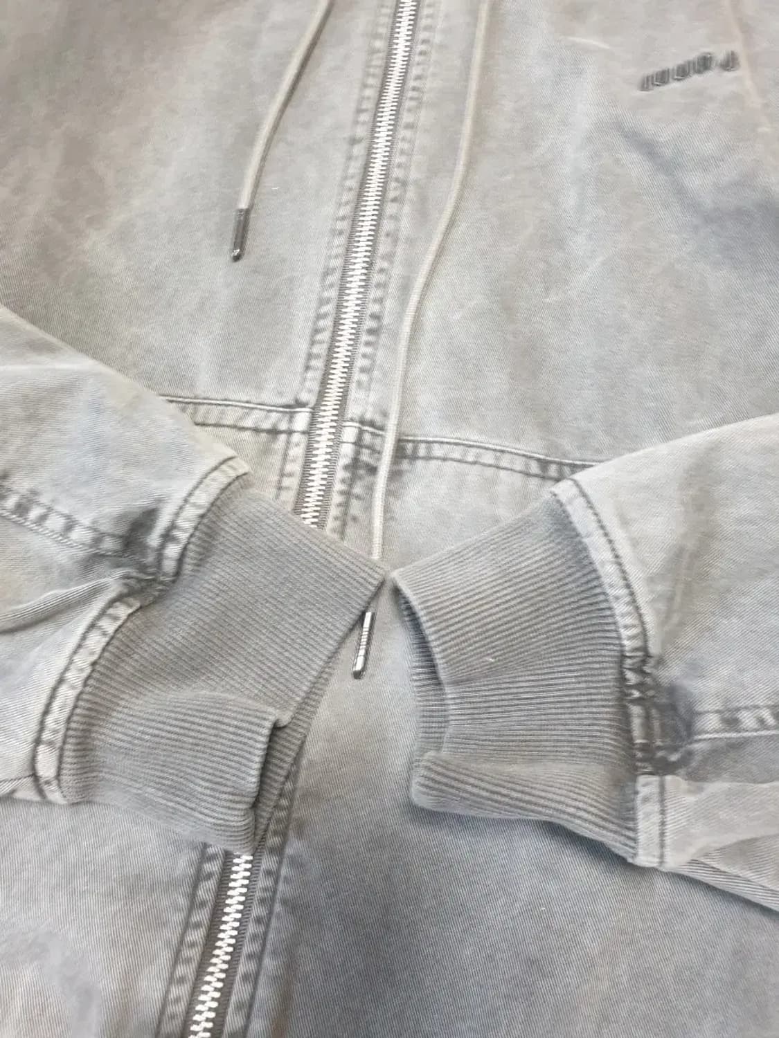 준지 22fw 가먼트다잉 후드 집업 자켓 상품이미지3