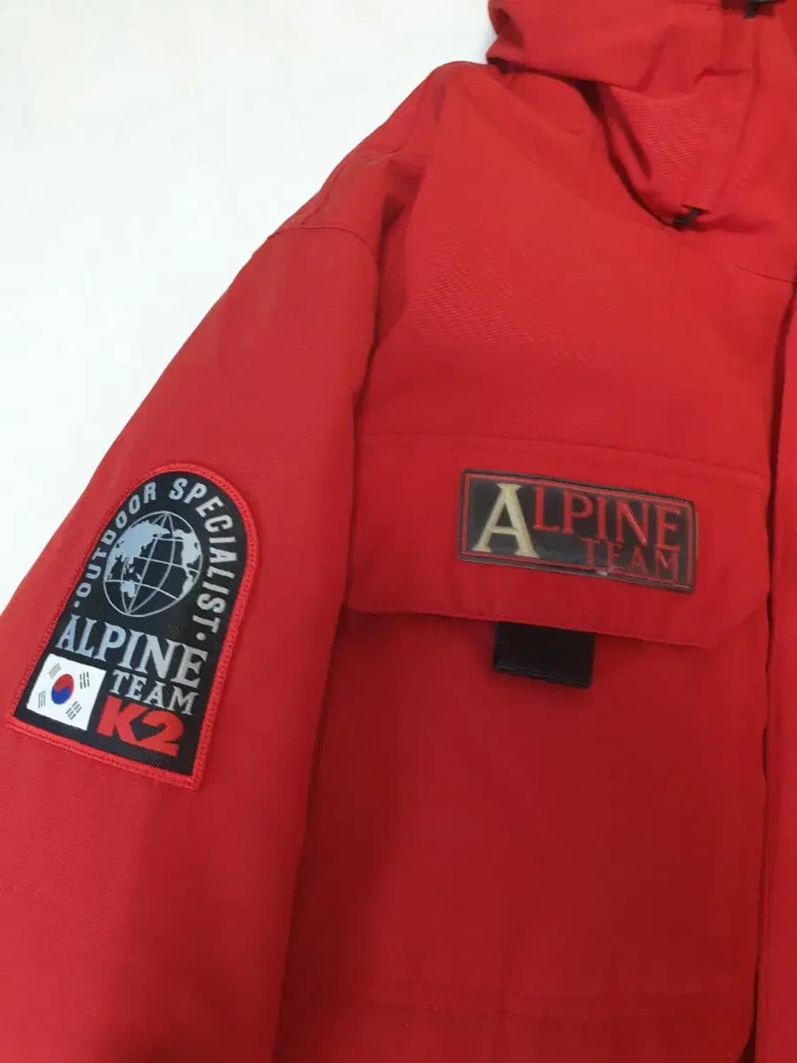 K2 알파인 레드 다운 롱패딩 상품이미지2