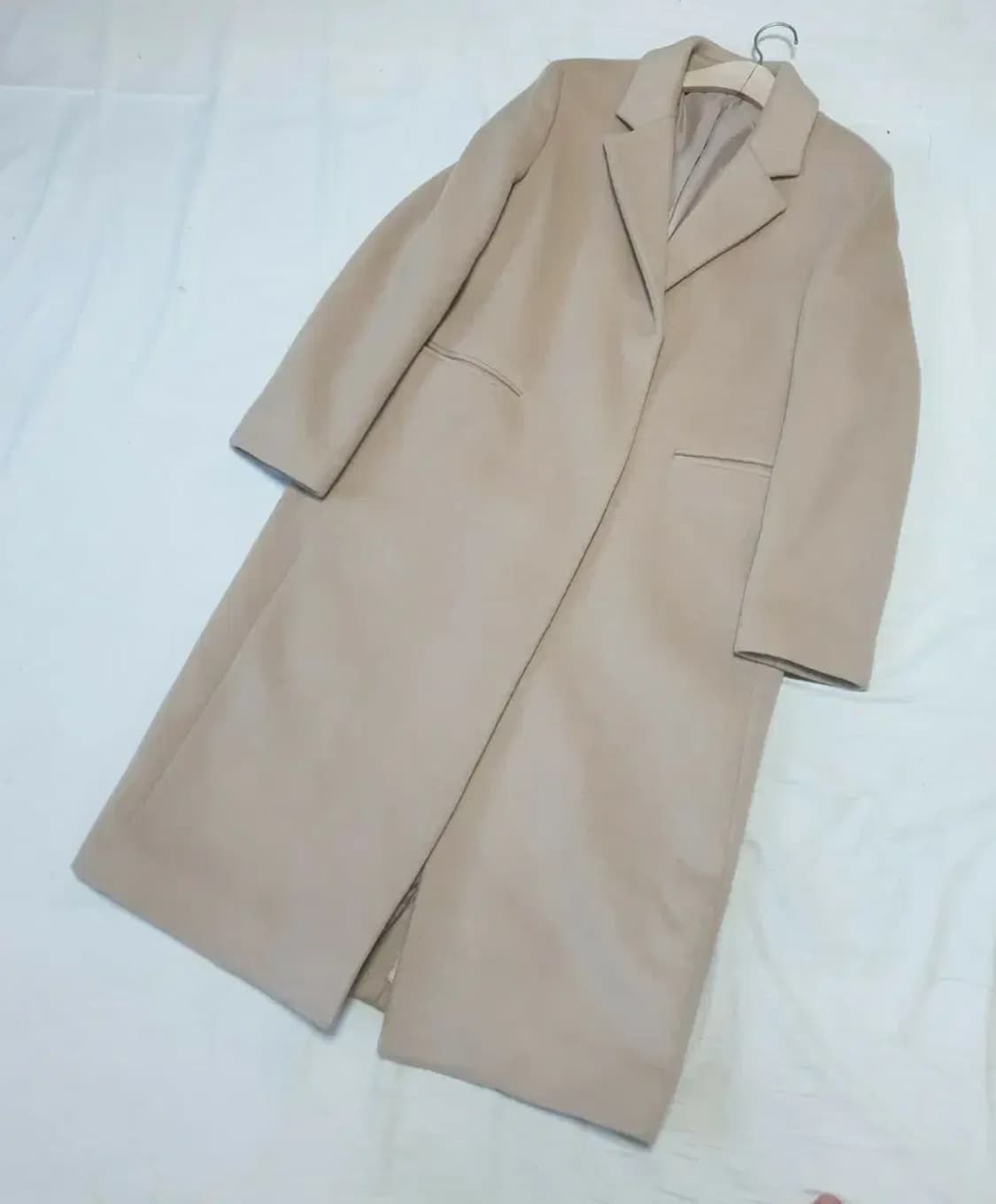 무신사 캐시미어블렌드 베이지 코트 상품이미지1