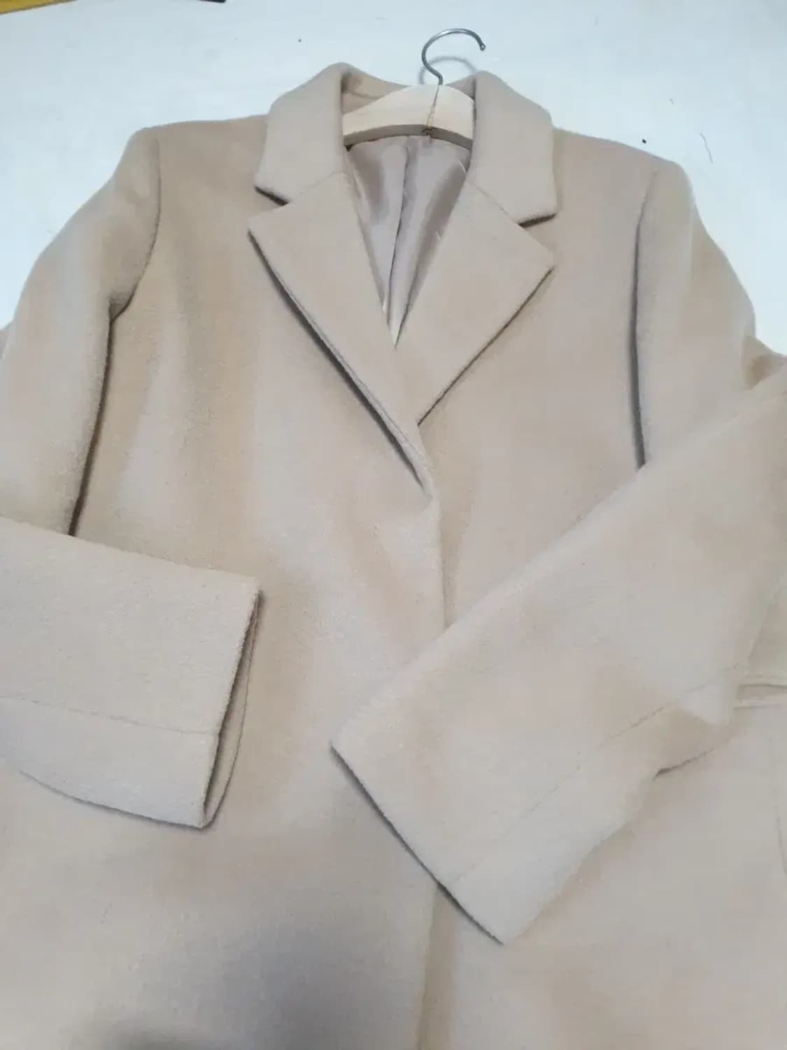 무신사 캐시미어블렌드 베이지 코트 상품이미지2