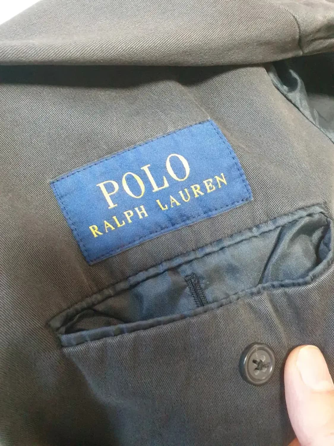 폴로 챠콜 블레이져 자켓 상품이미지4