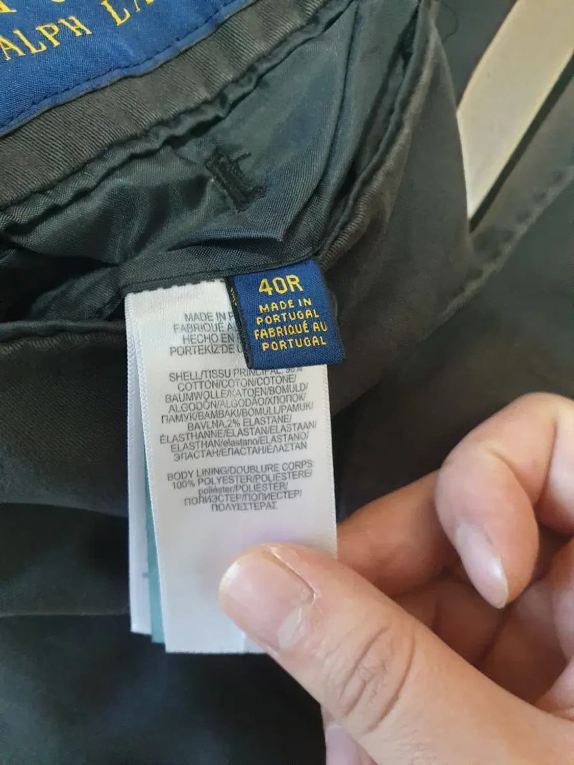 폴로 챠콜 블레이져 자켓 상품이미지5