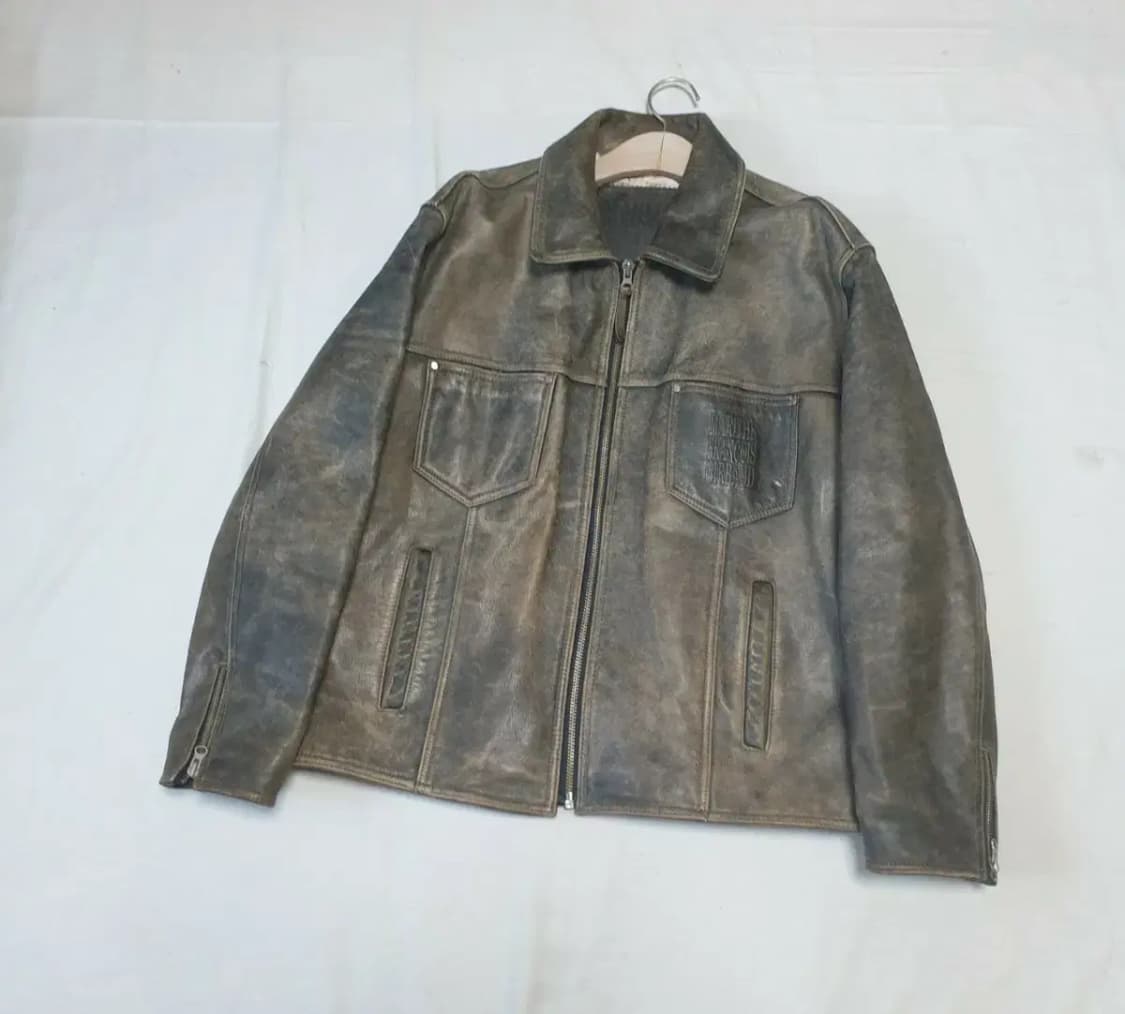 마리떼프랑소와저버 00s 소가죽 레더 자켓 상품이미지2