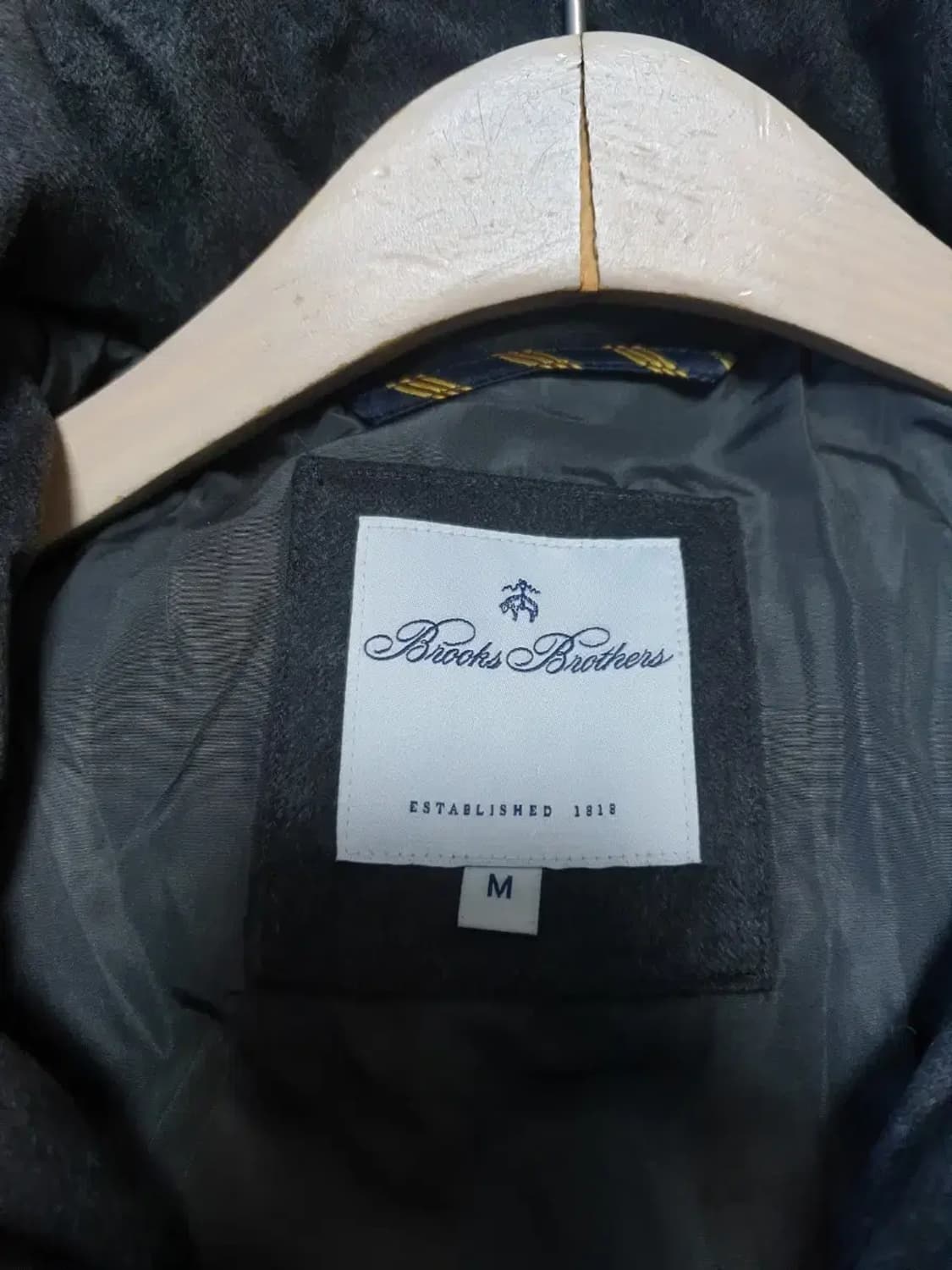 브룩스브라더스 구스다운 스웨이드 패딩 상품이미지4