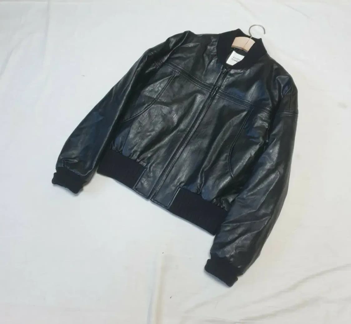 스튜디오톰보이 절개포인트 레더 블루종 상품이미지1