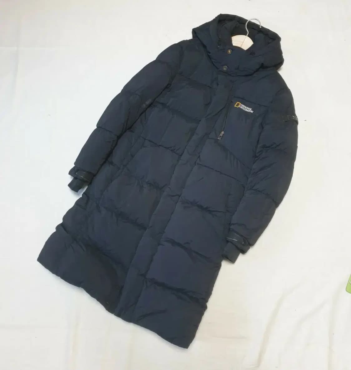 내셔널지오그래픽 네이비 롱패딩 S 상품이미지1