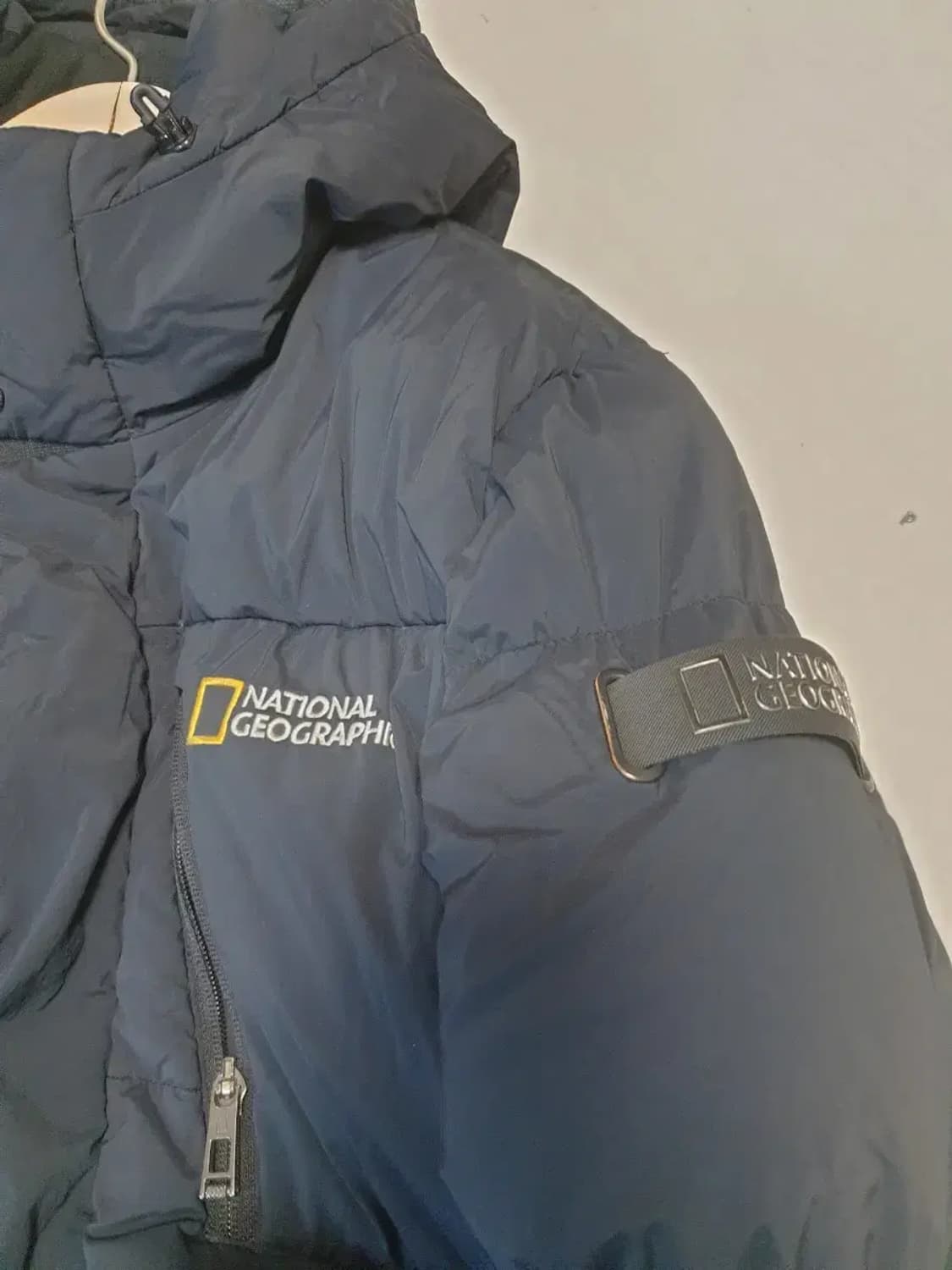내셔널지오그래픽 네이비 롱패딩 S 상품이미지2