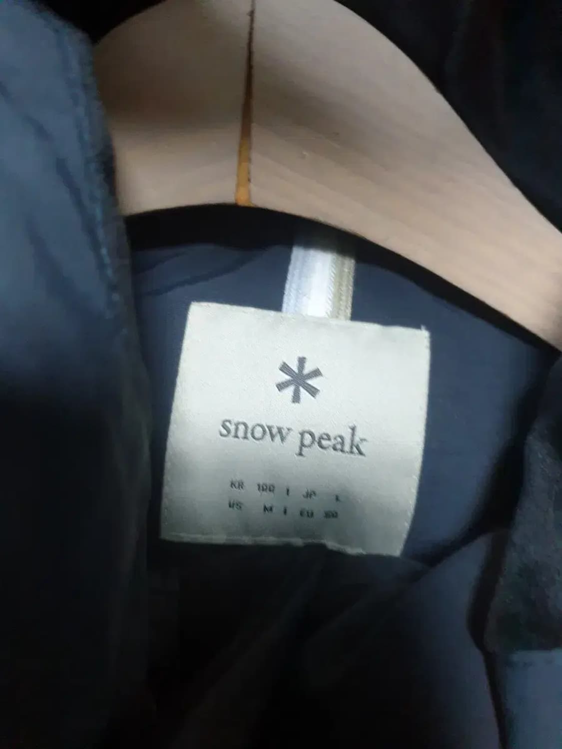 스노우피크 24fw 다크네이비 다운 패딩 상품이미지2