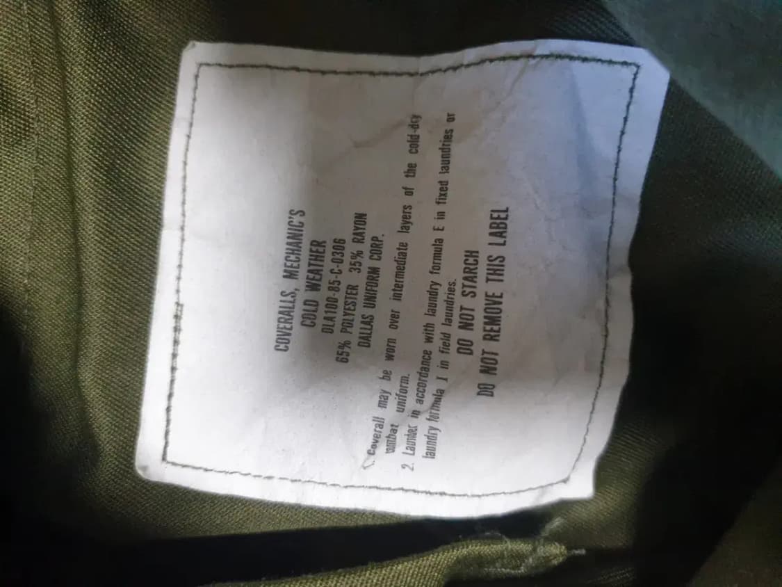 미군 오리지널 커버올 점프수트 상품이미지5