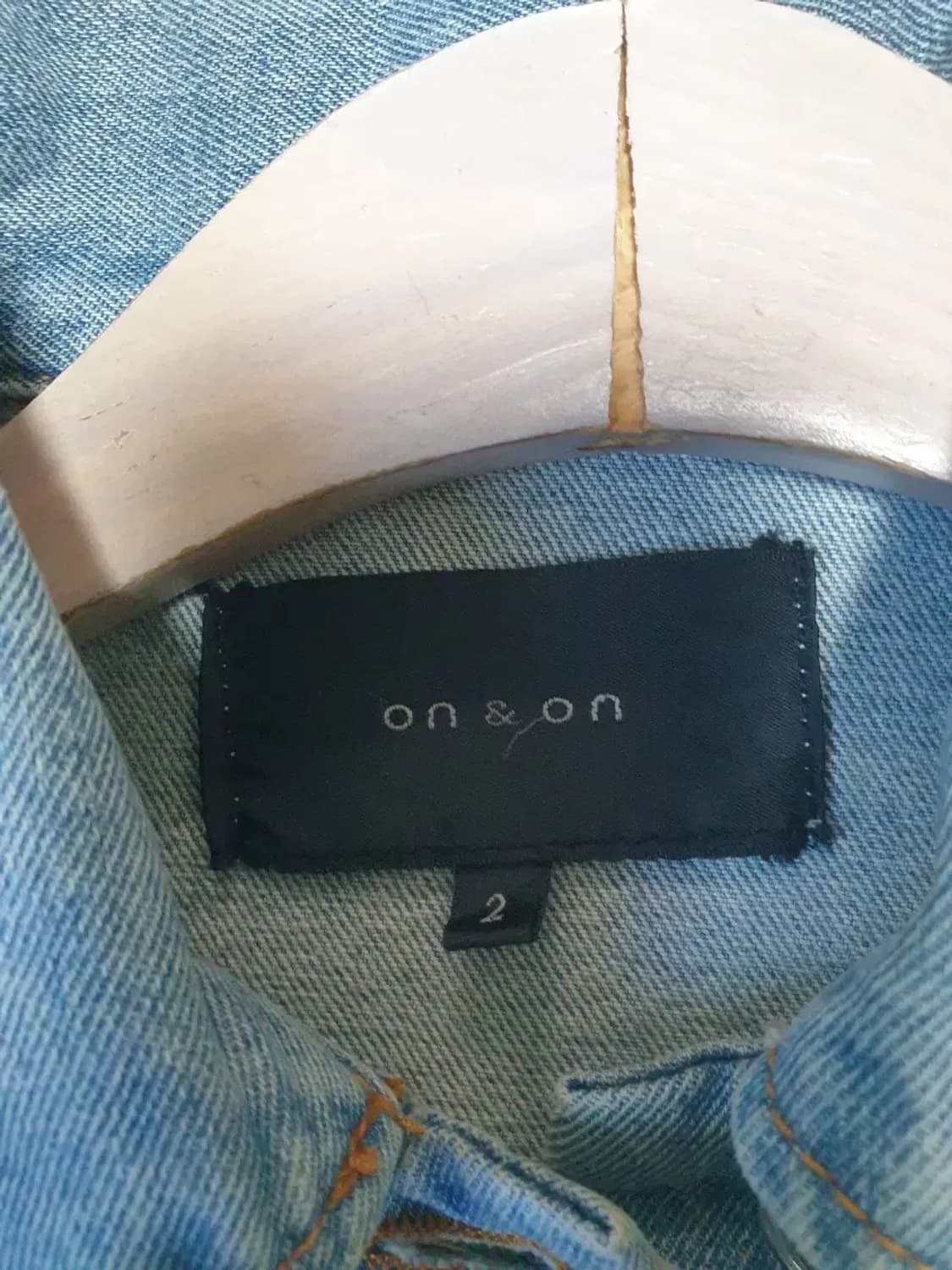 온앤온 20fw 데님 청 자켓 상품이미지2