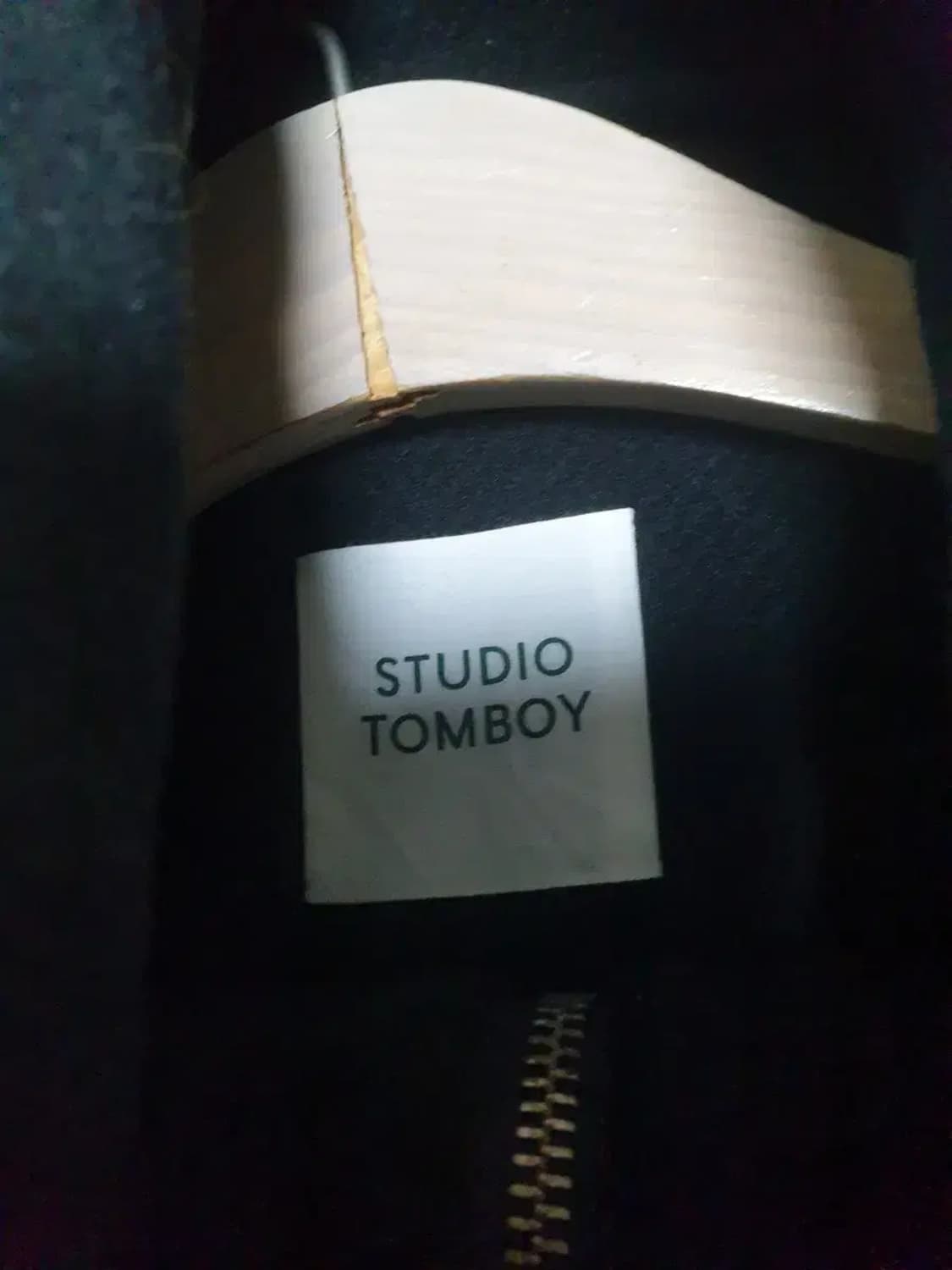 스튜디오톰보이 24fw 울 후드 자켓 상품이미지2